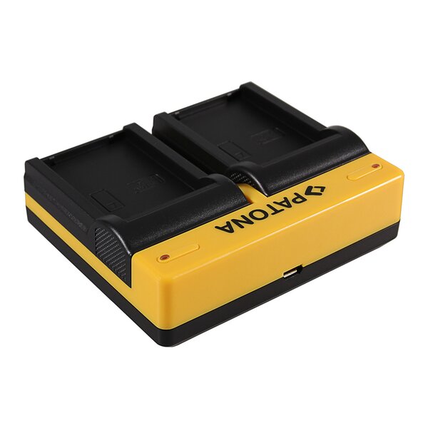 Patona Dual Ladegerät für Samsung BP1310 NX10 NX100 NX11 inkl. Micro-USB Kabel 