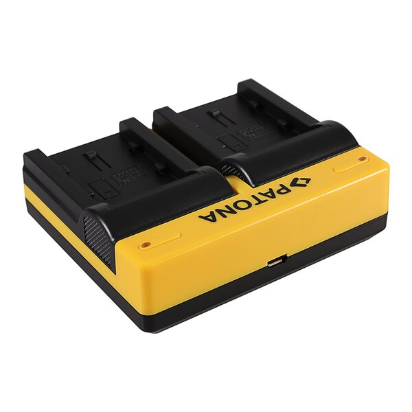 Patona Dual Ladegerät für Samsung IA-BP210E HMX HMXH203 HMX-H203 IA-BP210E SMX SMXF40 inkl. Micro-USB 