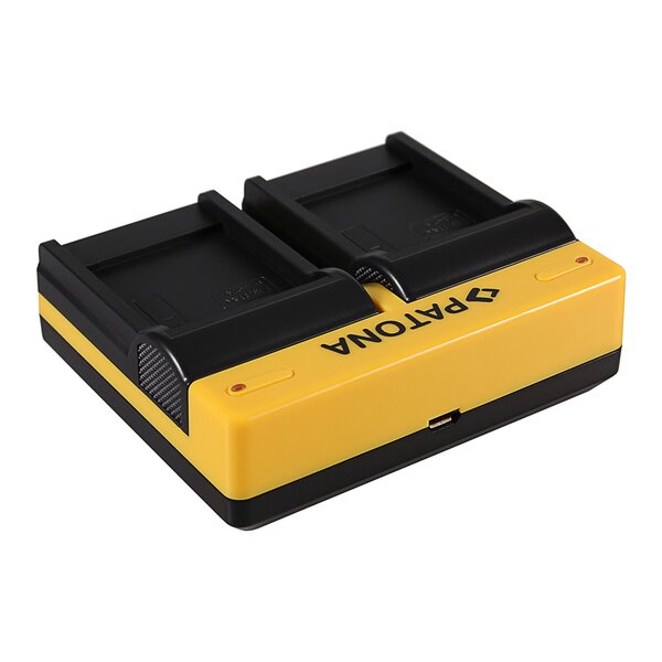 Patona Dual Ladegerät für Samsung SLB-07A TL TL100 TL210 TL220 TL225 TL90 SLB-07A PL150 inkl. Micro-U 