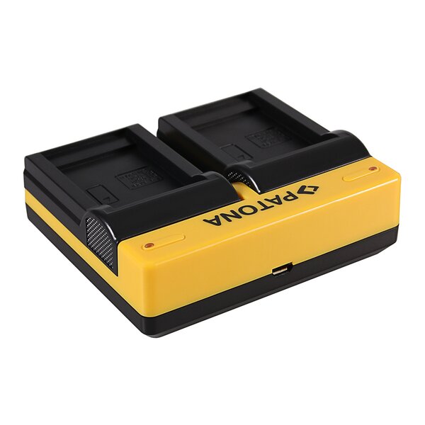 Patona Dual Ladegerät für Samsung SLB-0837B IA-BH130C IA-BH130LB Digimax i85 L74 wide incl. Micro-USB Kabel 