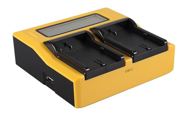 Patona Dual LCD USB Ladegerät für Canon  BP508 BP-508 BP512 BP-512 BP522 BP-522