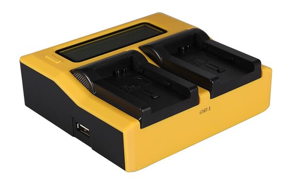 Patona Dual LCD USB Ladegerät für Canon  BP808 BP-808 BP819 BP-819 BP820 BP-820