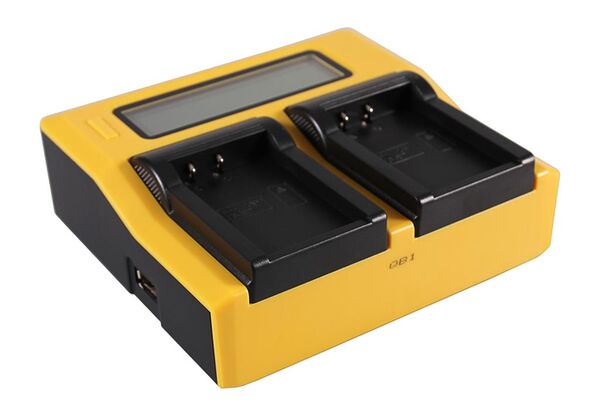 Patona Dual LCD USB Ladegerät für Canon  LP-E17