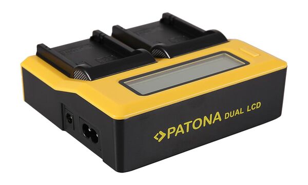 Patona Dual LCD USB Ladegerät für Canon  LPE8 LP-E8