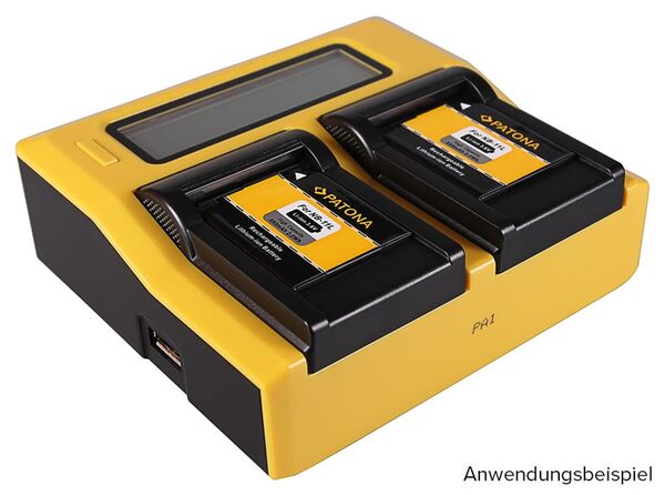 Patona Dual LCD USB Ladegerät für Canon  NB-11L