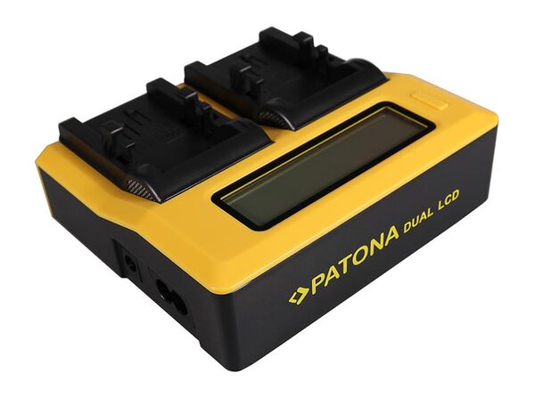 Patona Dual LCD USB Ladegerät für Canon  NB-1LH