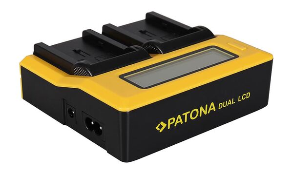 Patona Dual LCD USB Ladegerät für Canon  NB-2L