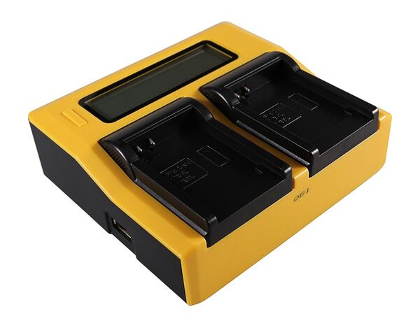 Patona Dual LCD USB Ladegerät für Canon  NB-4L