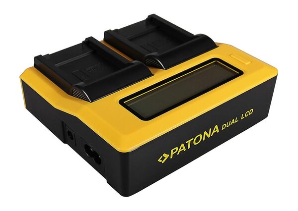 Patona Dual LCD USB Ladegerät für Canon  NB-8L