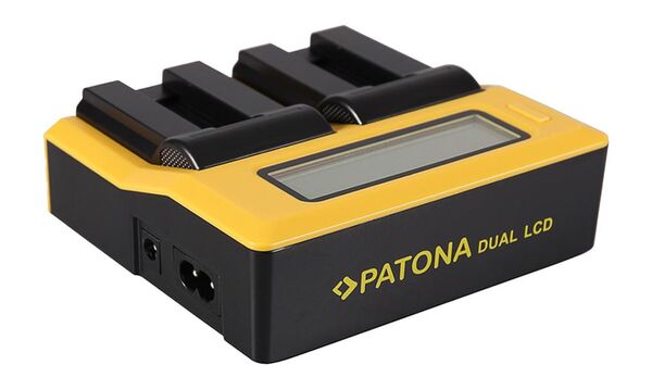 Patona Dual LCD USB Ladegerät für Canon  NB-9L