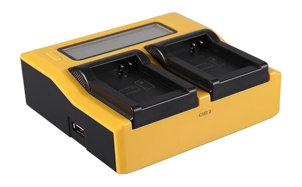 Patona Dual LCD USB Ladegerät für Canon  NB10L