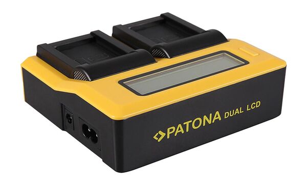 Patona Dual LCD USB Ladegerät für Canon  NB10L