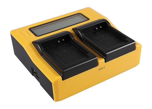 Patona Dual LCD USB Ladegerät für Canon  NB12L NB13L