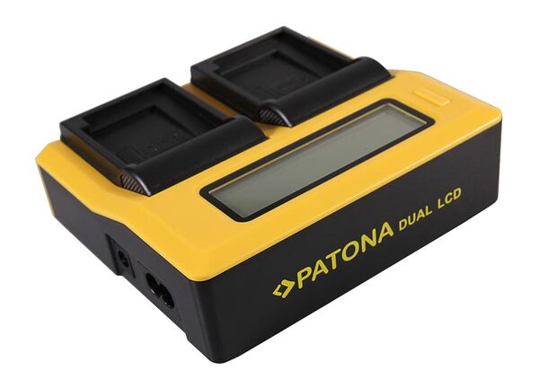 Patona Dual LCD USB Ladegerät für Canon  NB12L NB13L