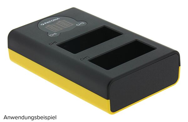 Patona Dual LCD USB Ladegerät für Fuji  NP-W126