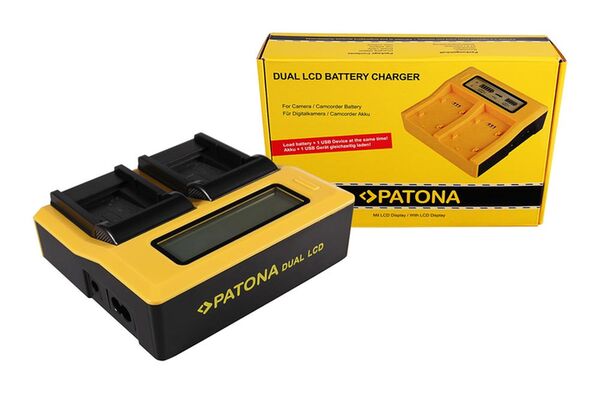 Patona Dual LCD USB Ladegerät für Nikon  EN-EL11