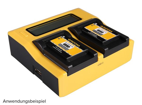 Patona Dual LCD USB Ladegerät für Nikon  EN-EL12