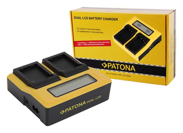 Patona Dual LCD USB Ladegerät für Nikon  EN-EL25