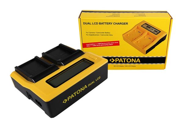 Patona Dual LCD USB Ladegerät für Nikon  EN-EL5