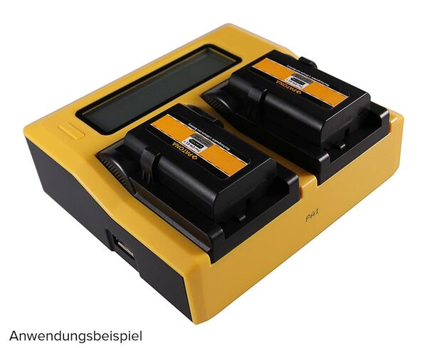 Patona Dual LCD USB Ladegerät für Nikon  ENEL1