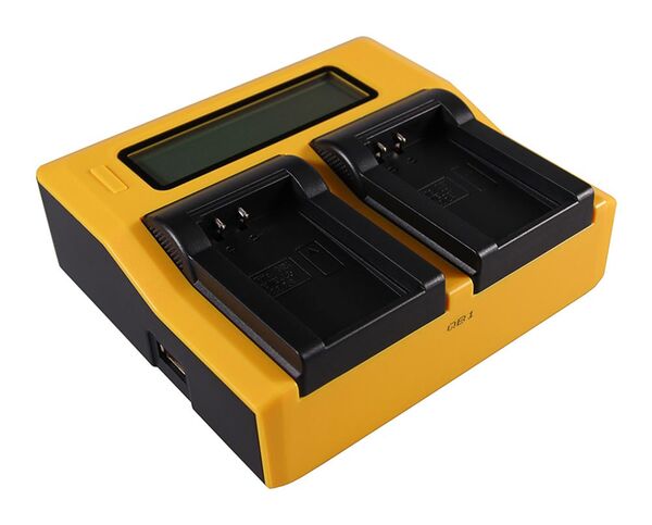 Patona Dual LCD USB Ladegerät für Nikon  ENEL20