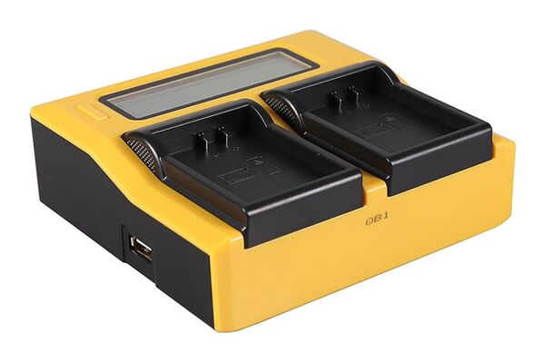 Patona Dual LCD USB Ladegerät für Nikon  ENEL21