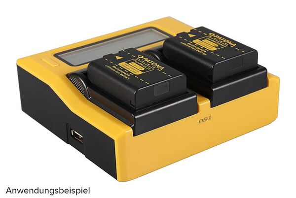 Patona Dual LCD USB Ladegerät für Nikon  ENEL21