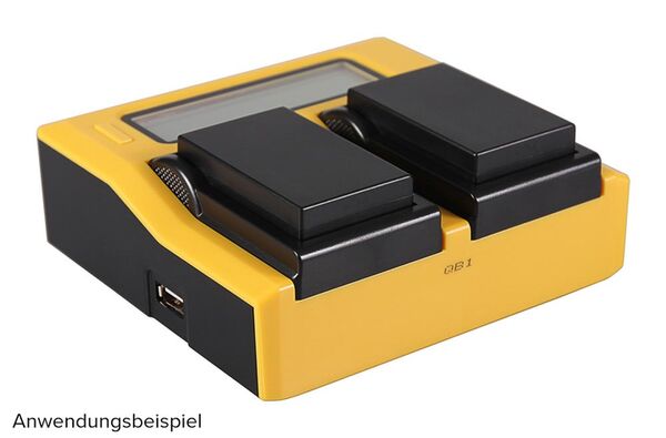 Patona Dual LCD USB Ladegerät für Nikon  ENEL9
