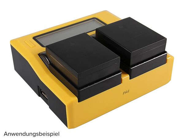Patona Dual LCD USB Ladegerät für Olympus  BLH-1