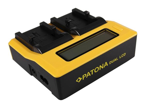 Patona Dual LCD USB Ladegerät für Olympus  Li-10B