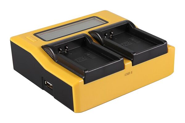 Patona Dual LCD USB Ladegerät für Olympus  PSBLN1 PS-BLN1