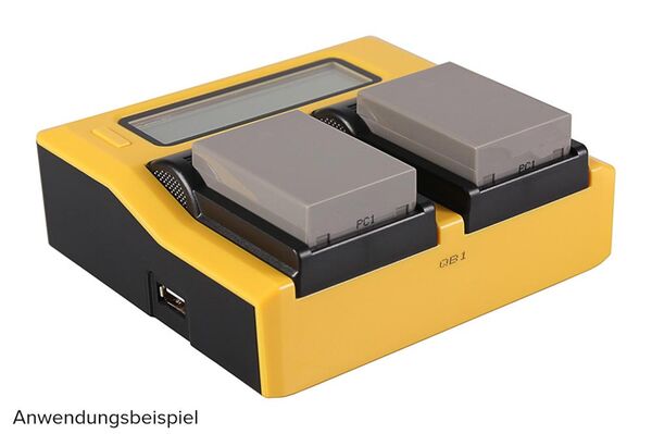 Patona Dual LCD USB Ladegerät für Olympus  PSBLN1 PS-BLN1