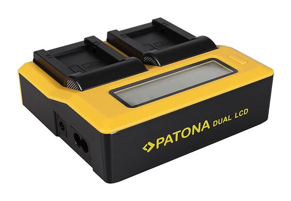 Patona Dual LCD USB Ladegerät für Panasonic  BP-DC9 