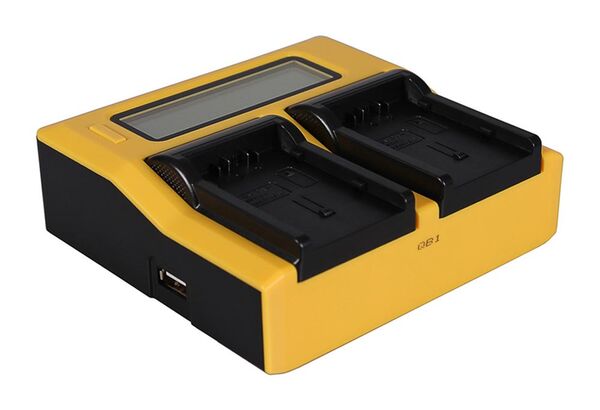 Patona Dual LCD USB Ladegerät für Panasonic  DU14
