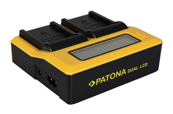 Patona Dual LCD USB Ladegerät für Panasonic  DU14