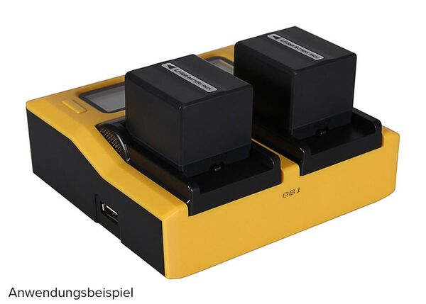 Patona Dual LCD USB Ladegerät für Panasonic  DU14