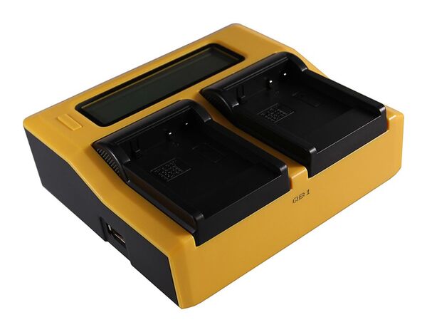 Patona Dual LCD USB Ladegerät für Panasonic  DMW-BCF10E
