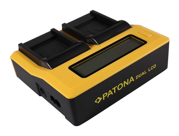 Patona Dual LCD USB Ladegerät für Panasonic  DMW-BCF10E