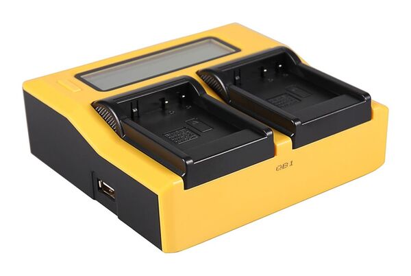 Patona Dual LCD USB Ladegerät für Panasonic  DMW-BLE9