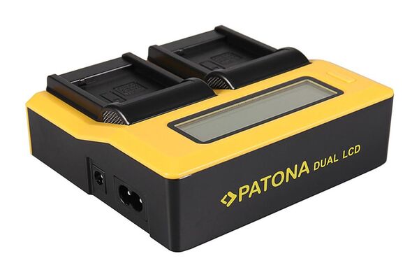 Patona Dual LCD USB Ladegerät für Panasonic  DMW-BLE9