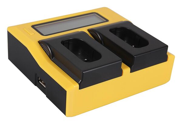 Patona Dual LCD USB Ladegerät für Panasonic  DMW-BLJ31