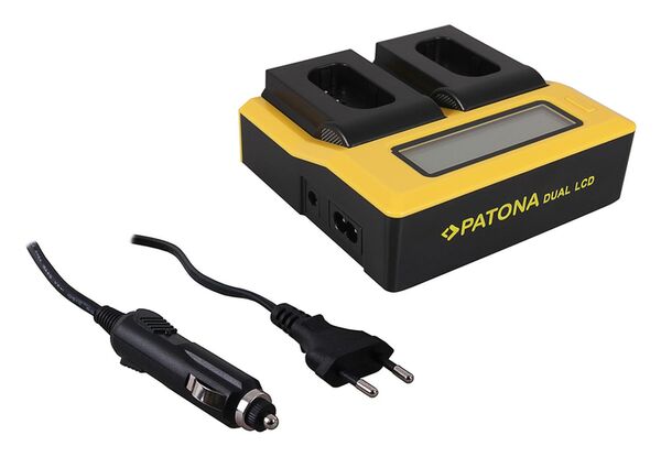 Patona Dual LCD USB Ladegerät für Panasonic  DMW-BLJ31