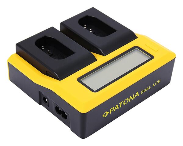 Patona Dual LCD USB Ladegerät für Panasonic  DMW-BLK22