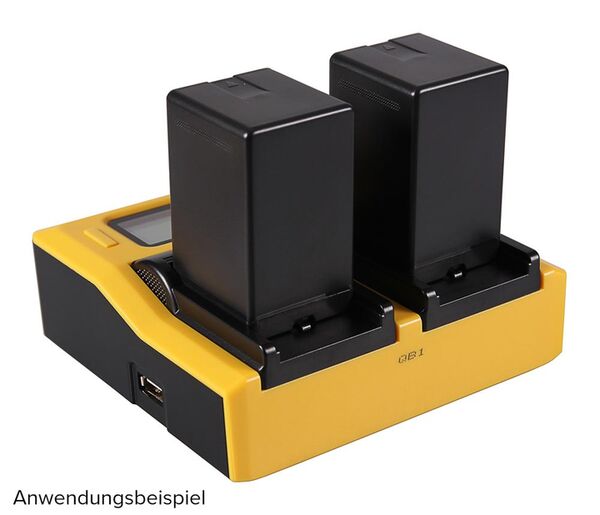 Patona Dual LCD USB Ladegerät für Panasonic  VBN130 