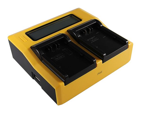 Patona Dual LCD USB Ladegerät für Panasonic  VWVBD29