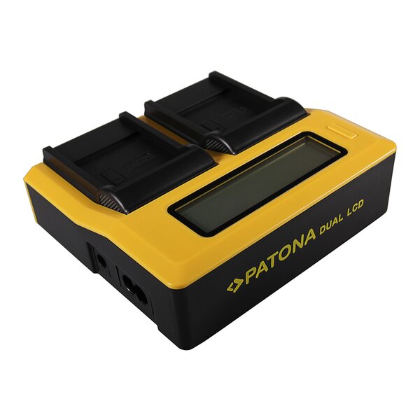 Patona Dual LCD USB Ladegerät für Casio  NP-40 DC P500 E520 E520+ E610 Casio NP-40 Cas