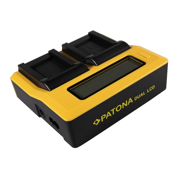 Patona Dual LCD USB Ladegerät für Casio  NP-70 Exilim EXZ150 EX-Z150 EXZ155 EX-Z155 EX