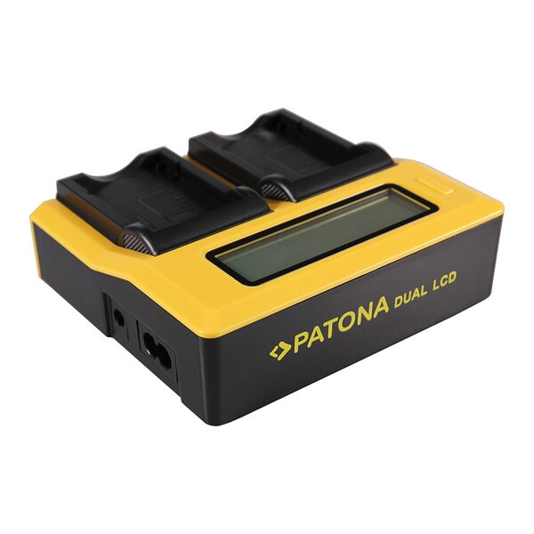 Patona Dual LCD USB Ladegerät für Fujifilm Fuji  NP-40