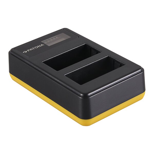 Patona Dual LCD USB Ladegerät für Fujifilm Fuji NP-W126 