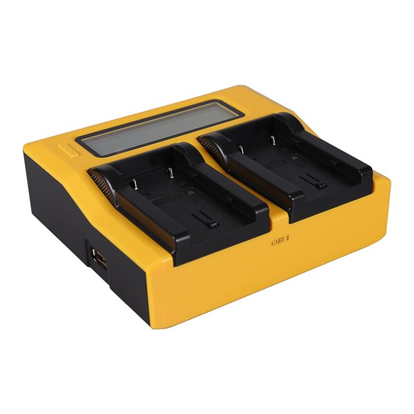 Patona Dual LCD USB Ladegerät für JVC BNVF808 BN-VF808 BNVF808U BN-VF808U 